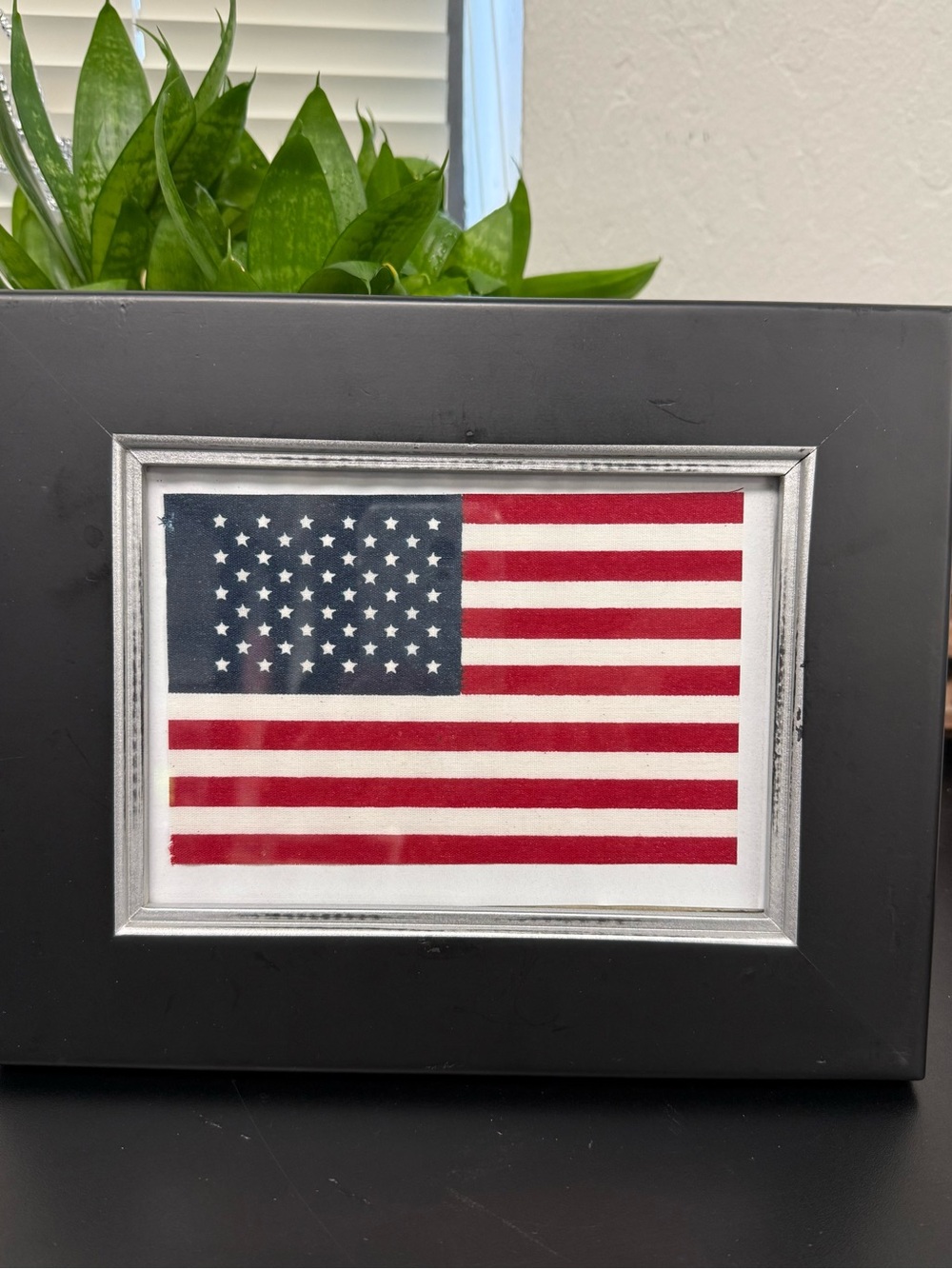 Framed American Flag Artwork - Red, White & Blue